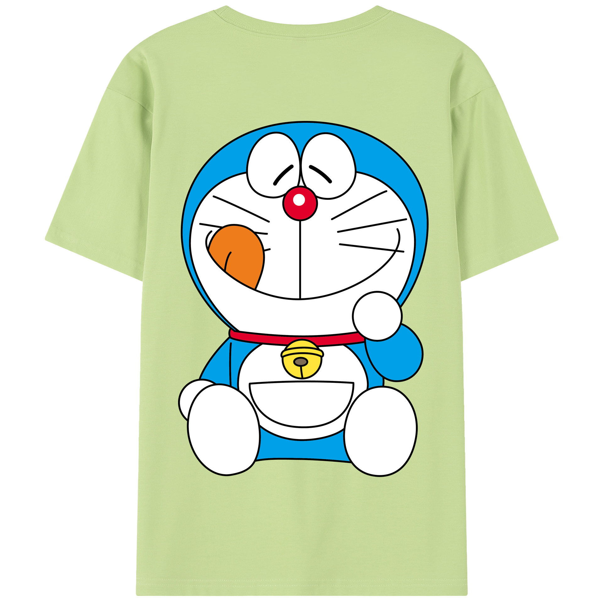 （画像用） ドラえもん Doraemon 綿100％半袖Tシャツ（背面プリント）